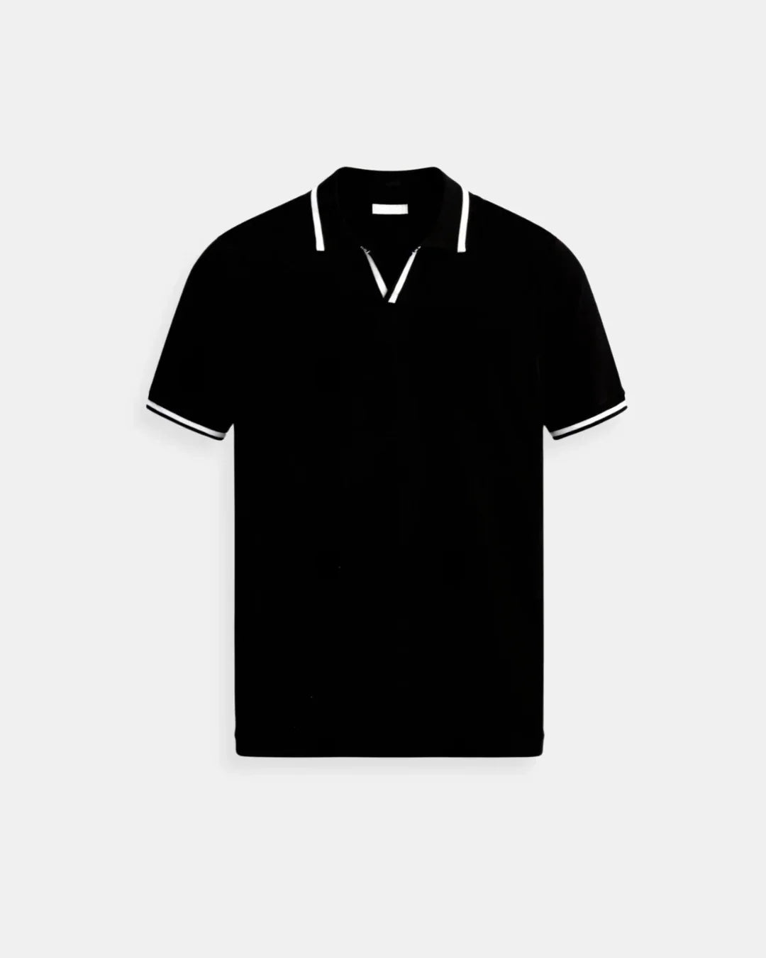 Old Money Contrast Polo - Beige