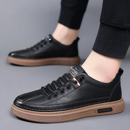 Whitlock | Lucca Genuine Leather Casual Sneakers