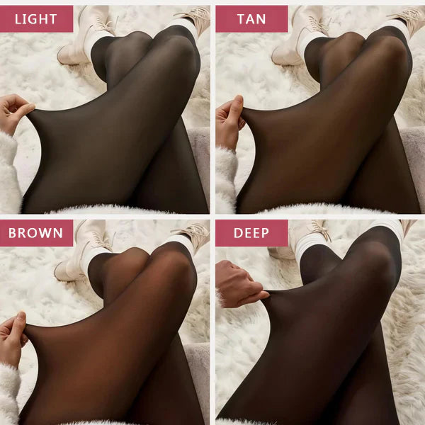 Nieuw model One-Seam Translucent Fleece Lined Tights 