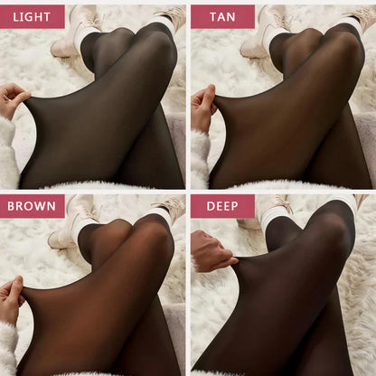 Nieuw model One-Seam Translucent Fleece Lined Tights 