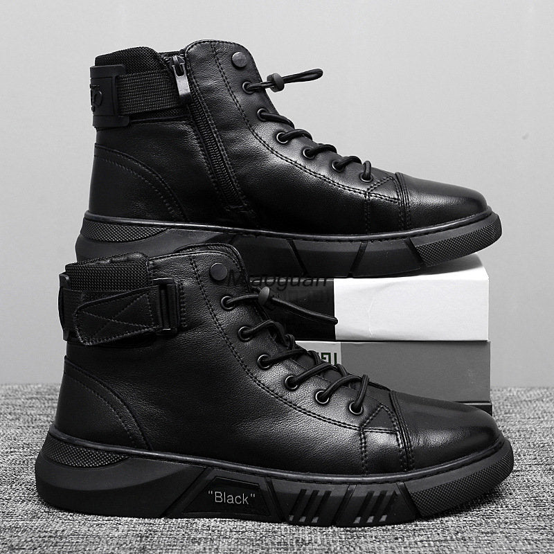 Men's Italian Thin Leather Boots