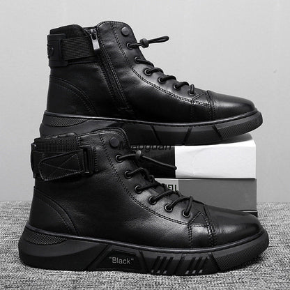 Men's Italian Thin Leather Boots