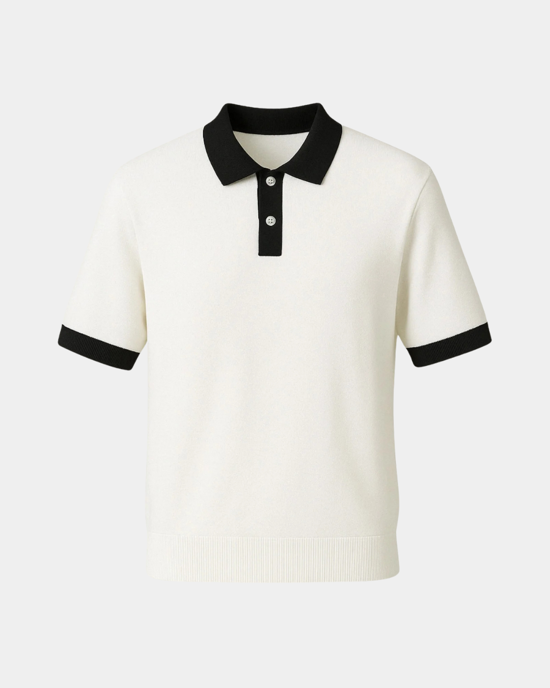 Riviera Heritage Relaxed Fit Polo - Black