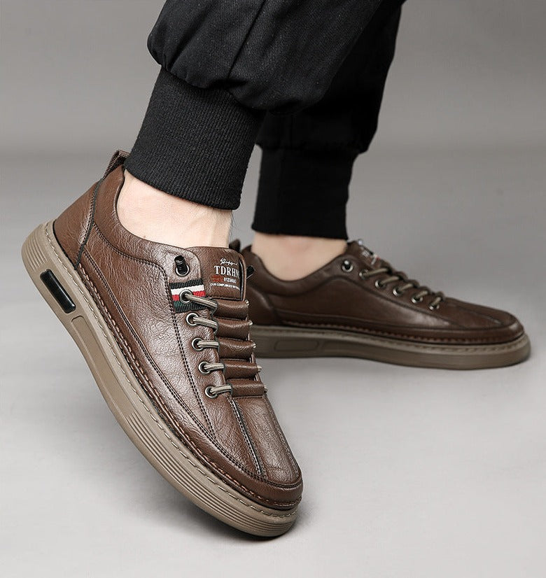 Whitlock | Lucca Genuine Leather Casual Sneakers
