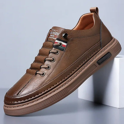 Whitlock | Lucca Genuine Leather Casual Sneakers