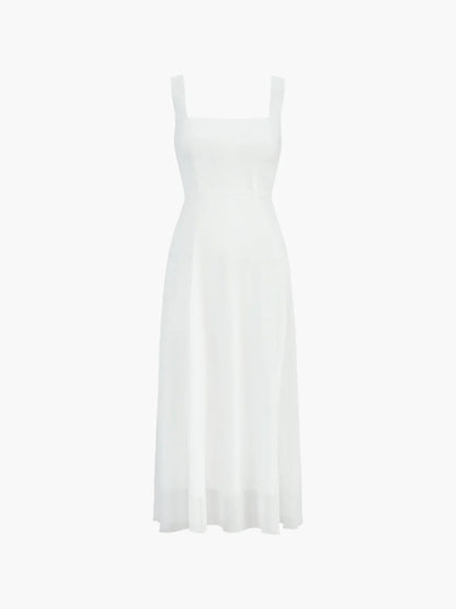Sara® | Solid Elegant Style Cami Long Dress