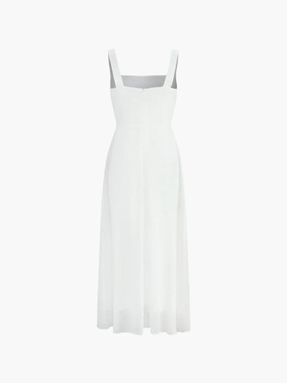 Sara® | Solid Elegant Style Cami Long Dress