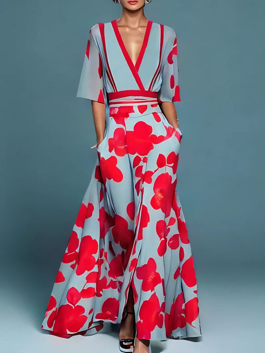 Brooklyn® | Everly Floral Wrap Dress