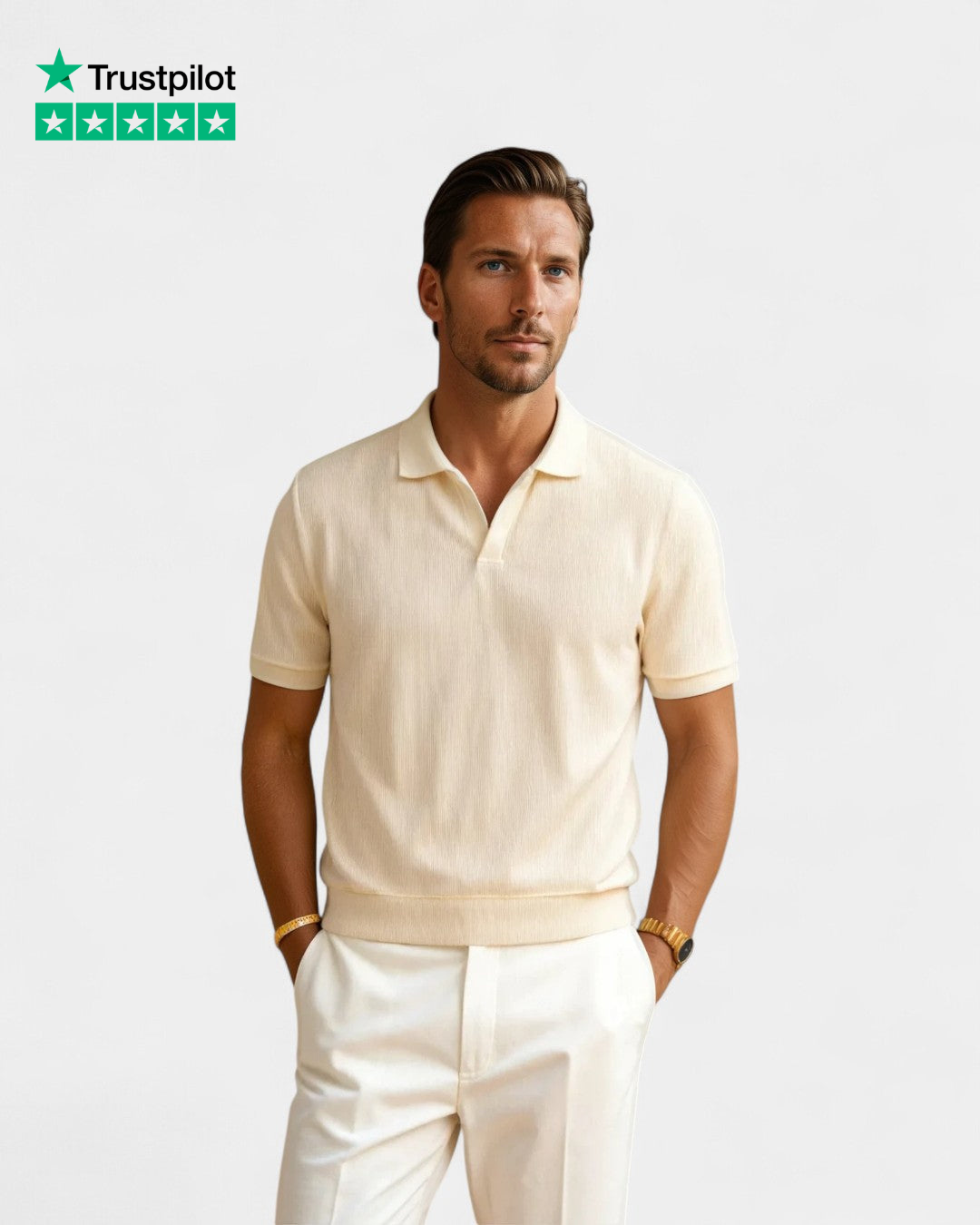 Structured Wool Polo