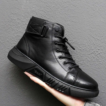 Men's Italian Thin Leather Boots