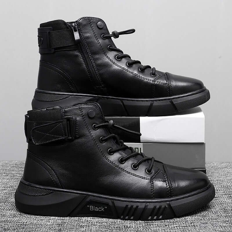 Men's Italian Thin Leather Boots