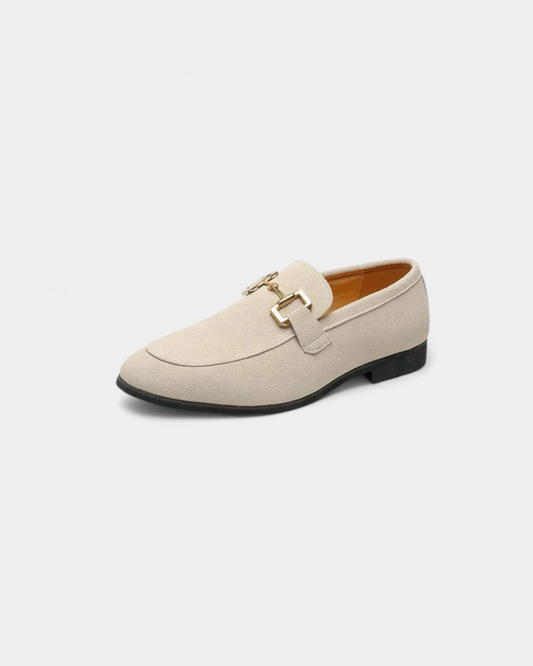 Mocassins de Camurça Nobre - Nude