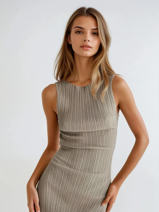 Georgia® | Effortless Lines Ribbed Dress